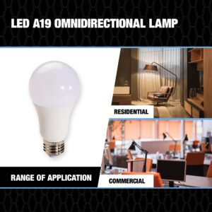 Topaz LED Light Bulb, A19, Omnidirectional, 15W, 3000K Dimmable