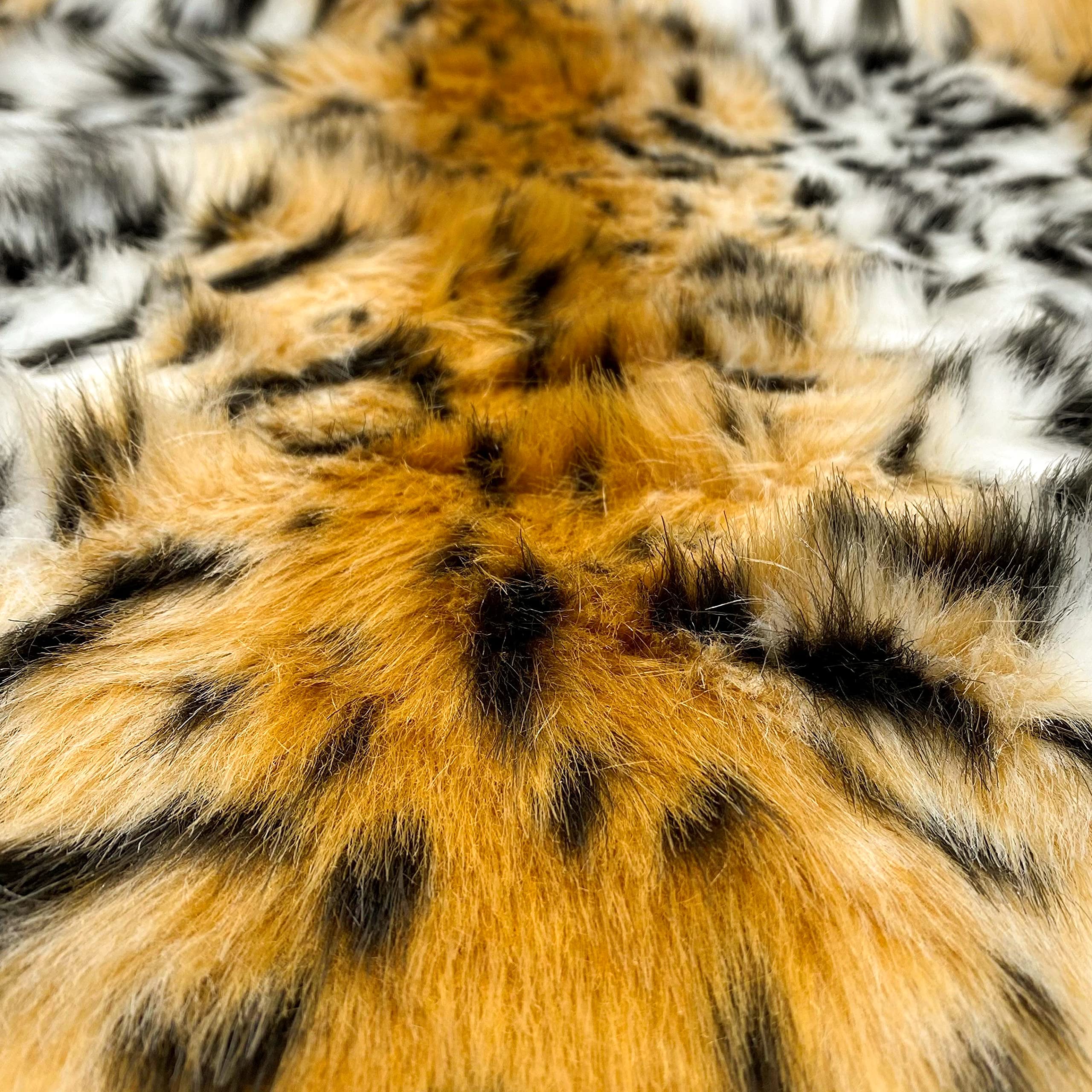 Tiger Faux Fur by Elotex International Fabric