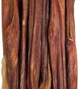 Best Dog Chews Beef Bladder Sticks 100% Naturally Delicious Dog Treat for All Breed Sizes Dogs and Puppies Single Ingredient - Best Long Lasting Dog Chew Dental Treats-Rawhide Free 6 inch (12 Count)