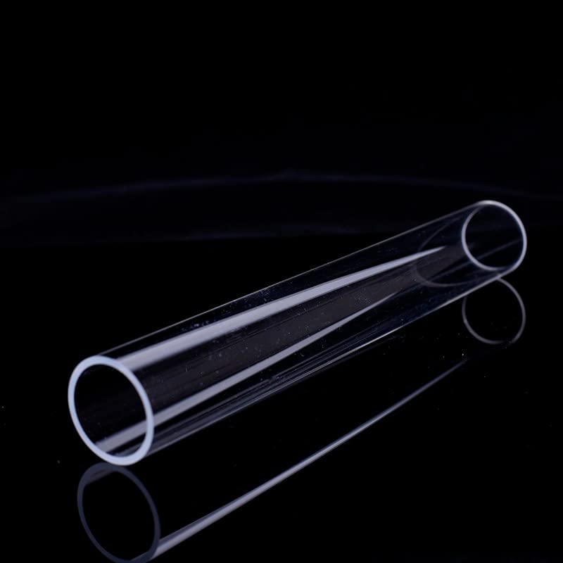 YONGERN Quartz High Temperature and Pressure Corrosion Resistant Acid-Alkali Furnace Quartz Glass Tube 1200 Degrees Celsius (Size : OD50-T4-L600)