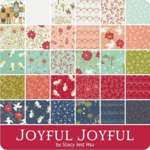 Moda Fabrics Joyful Joyful Layer Cake, 42-10'' Precut Fabric Quilt Squares by Stacy Iest HSU