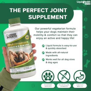 LIQUIDHEALTH Pets K9 Vegetarian Glucosamine Hip & Joint Support Formula & K9 Complete 8-in-1 Multivitamin for Dogs & Puppies - Pet Vitamin Supplement Bundle for Joint Health, Immune Support