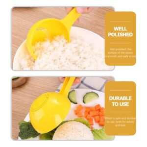 Hemoton 3Pcs Rice Mold Paddle Rice Ball Molds Rice Ball Spoon Sushi Making Tools Plastic Spatula Cooking Utensil for Home Kitchen Restaurant