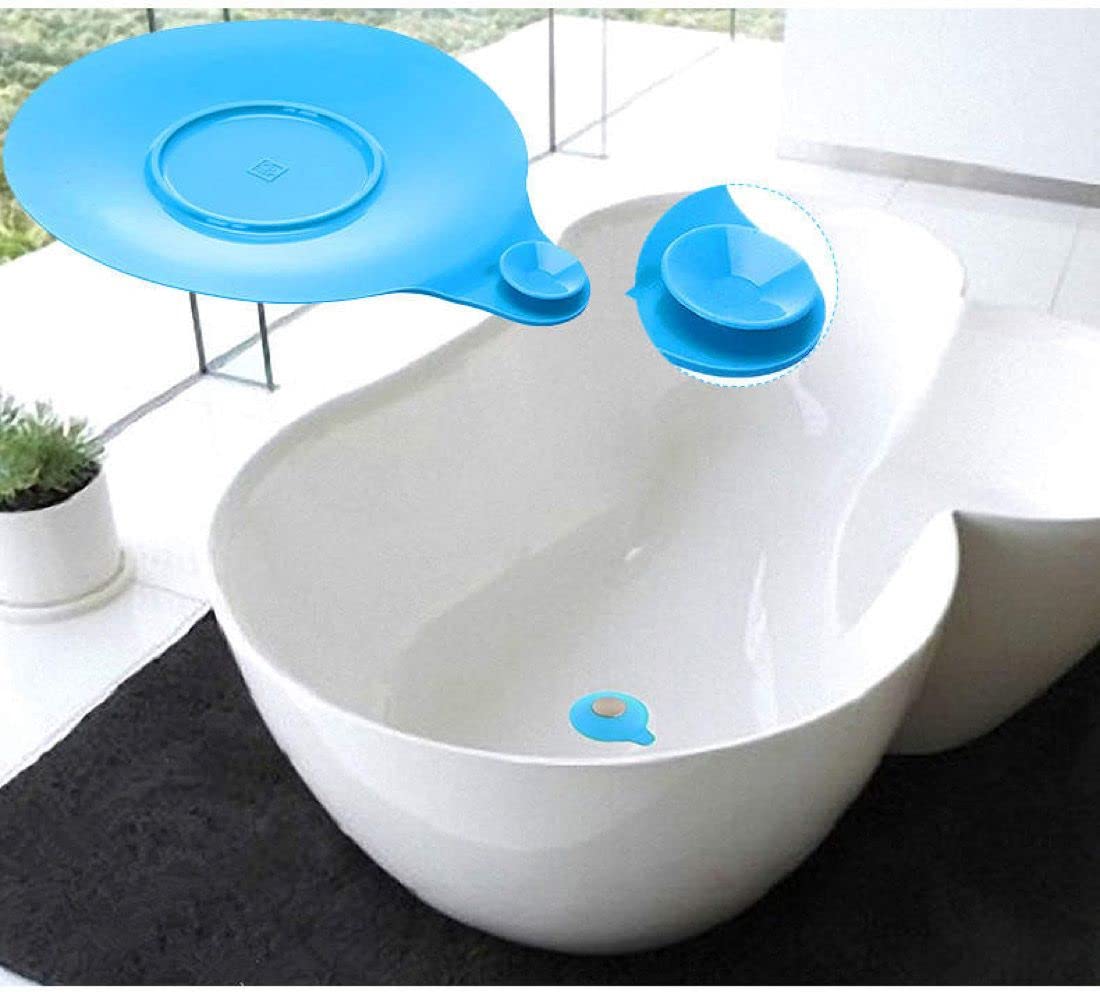 Tub Stopper Bathub Drain Plug, Konpex Soft Universal Silicone Bath, Kitchen Sink, Laundry Room Sink Drain Cover