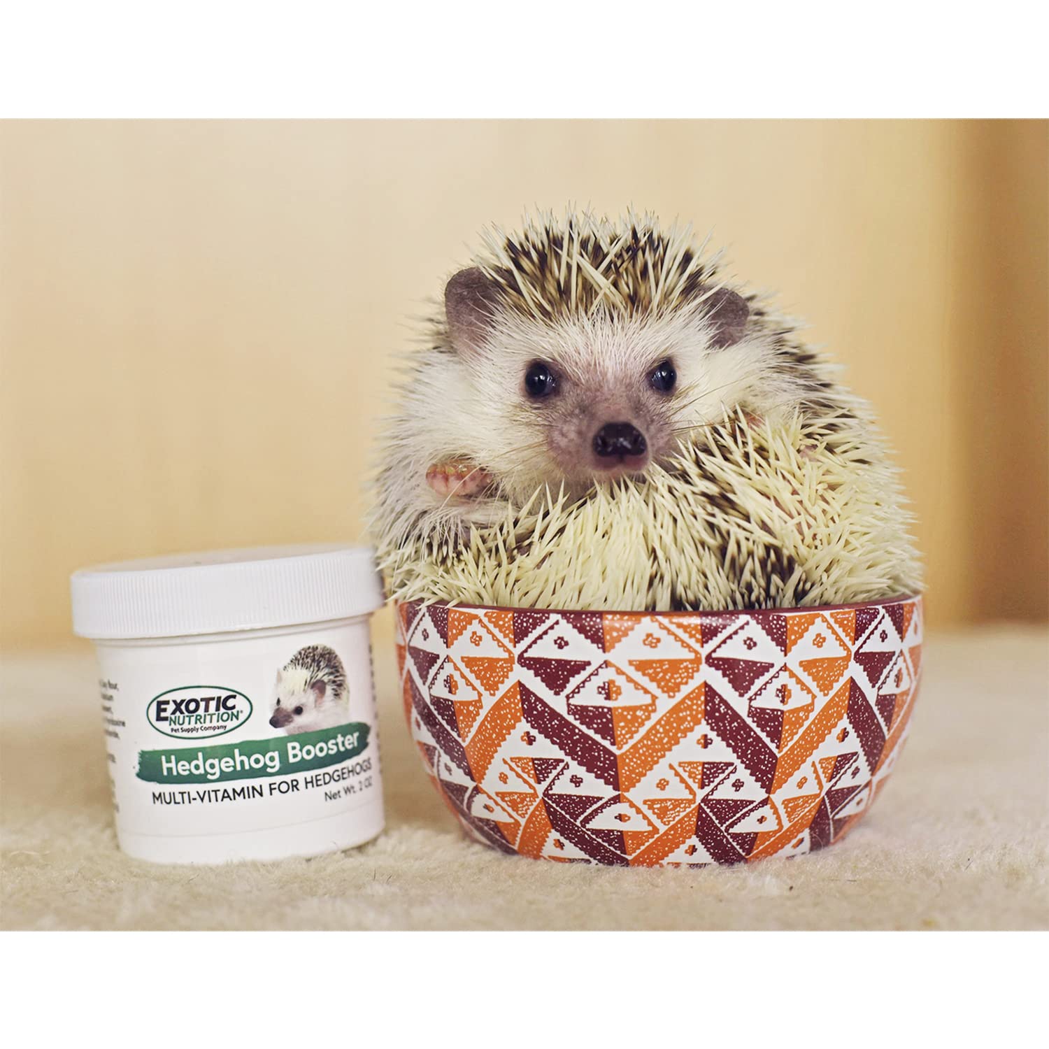 Hedgehog Booster - Complete Multivitamin - Powdered Vitamin & Mineral Supplement for Pet Hedgehogs (2 oz.)