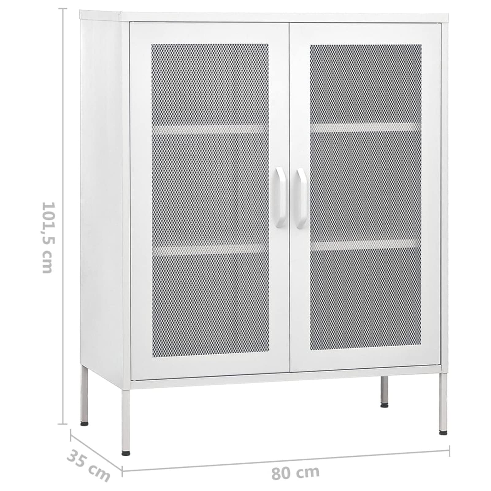 Mogou Storage Cabinet，Outdoor Kitchen Cabinets, Shoe Storage, Garden Patio Storage Cabinet Furniture Waterproof Tool Shed White 31.5"x13.8"x40" Steel