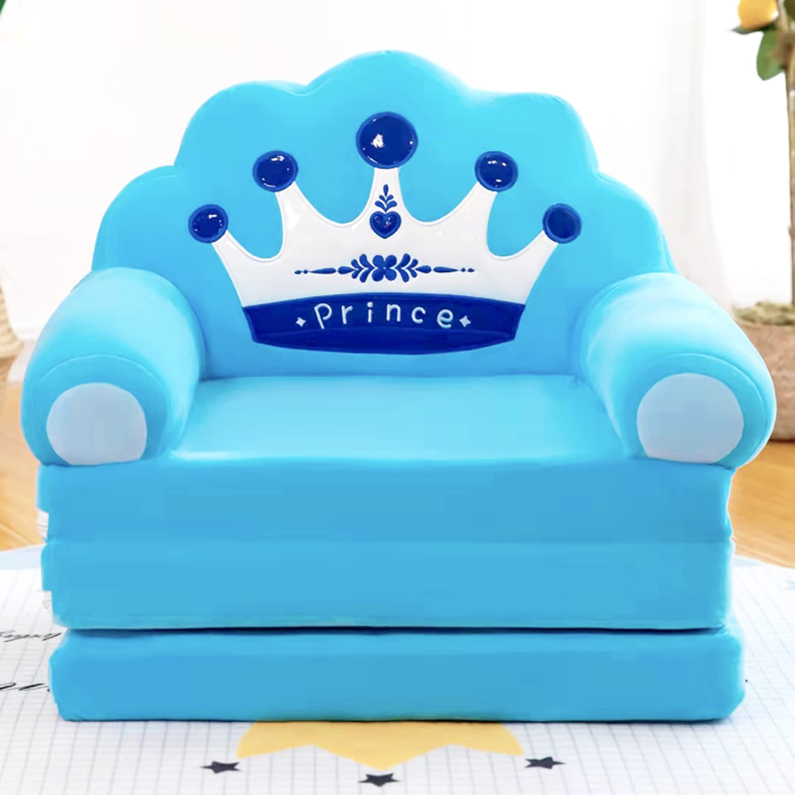 ALSWIG Three Layers of Folding Kids Sofa/Children Sofa/Lazy Sofa/Armchair Flip Open Plush Foldable Mini Sofa Softtoy Cute Cartoon QK-123 QK-123