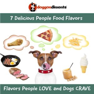 Doggondiments Mom's Sunday Roast Beef Dog Food Topper, Fun People Food Flavors, Made in USA