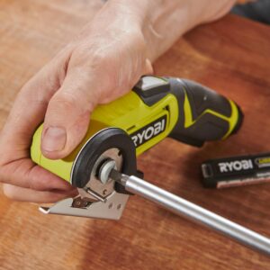 RYOBI RCT4-120G 4V Cordless Cutting Tool (1 x 2.0Ah), Hyper Green