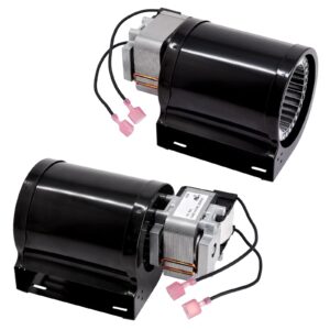 replacement blower motor for lopi freedom bay & freedom ii & answer & revere, avalon olympic 1190 wood stove insert, 99000137 99000123 99000190 99000126 99000128 99000133 blower fan (left + right)