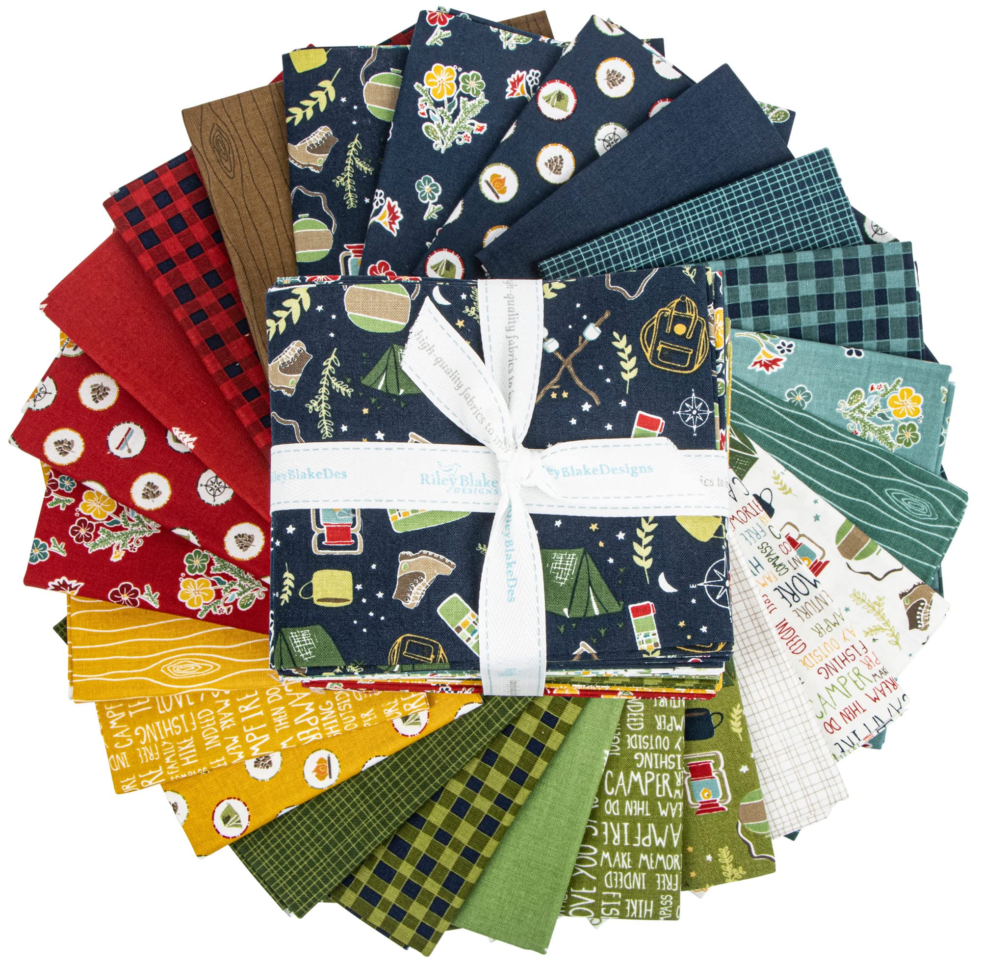 Gracey Larson Love You S'More 24 Fat Quarters Riley Blake Designs FQ-12140-24