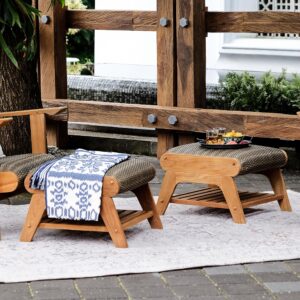 Cambridge Casual Auburn Upholstered Outdoor Ottoman