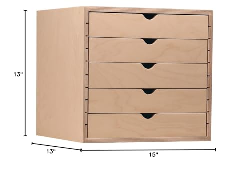 Stamp-n-Storage Drawer Cabinet - 5 Double 2" Drawers (will fit IKEA Kallax Shelving Unit)