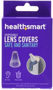 healthsmart disposable lens covers, filters for the standard digital ear thermometer (18-220-000), 45 per box (pack of 6, 270 count total)