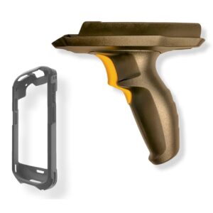 Trigger Handle and Rugged Boot Compatible with Zebra TC51, TC52, TC56, TC57 Android Barcode Scanners | Alternative to TRG-TC51-SNP1-01 and SG-TC5X-EXONHS-01 (Renewed)