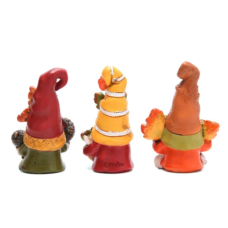 Hodao Fall Thanksgiving Gnomes Table Decorations for Home Creative Thanksgiving centerpieces for Tables-Thanksgiving Pumpkin Gnome Gifts