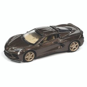 2020 chevrolet corvette zeus bronze metallic sports cars limited edition 1/64 diecast model car by auto world