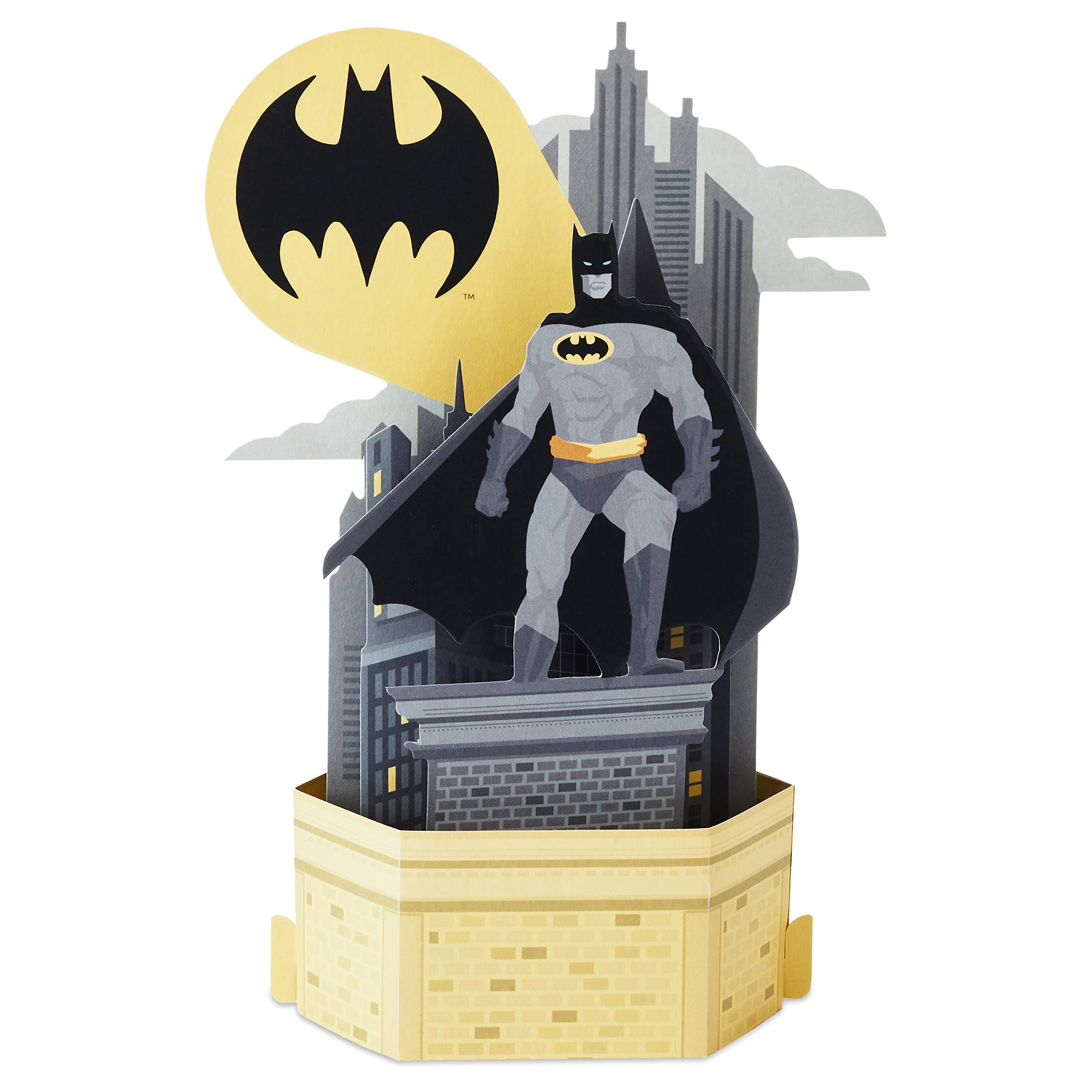 Hallmark Batman Pop Up Birthday Card for Him (Heroic Day) Paper Wonder 3D Card