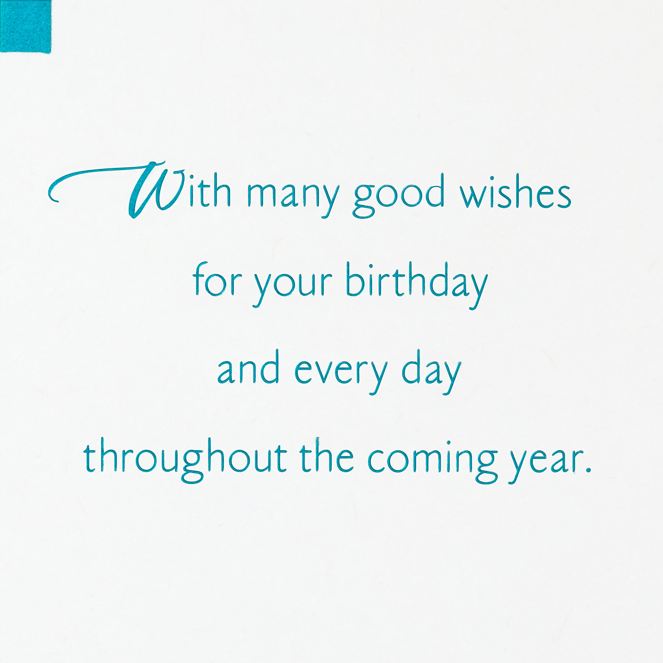 Hallmark Birthday Card (Good Wishes)