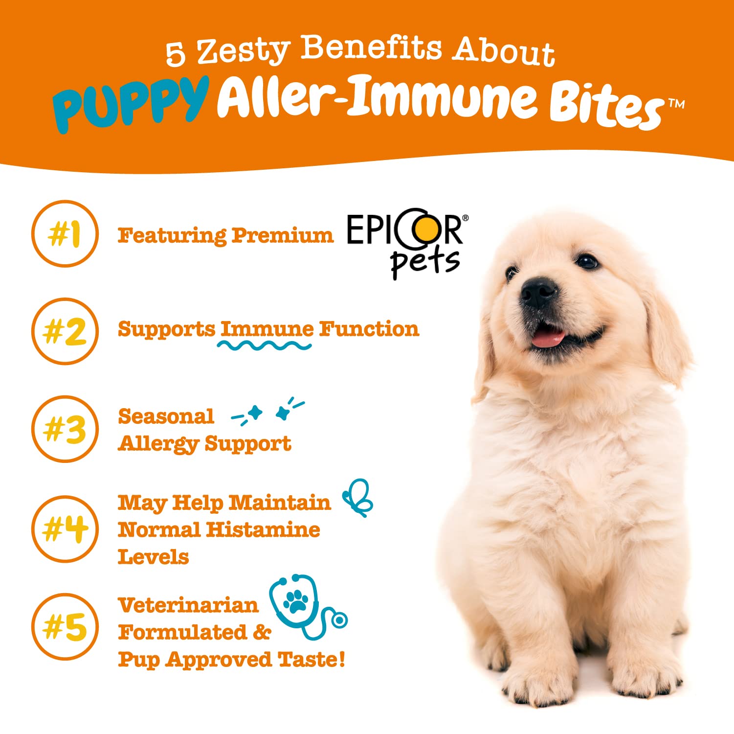 Zesty Paws Puppy Allergy & Immune Soft Chews + Puppy Calming Soft Chews