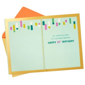 Hallmark 21st Birthday Card (Awesomeness)