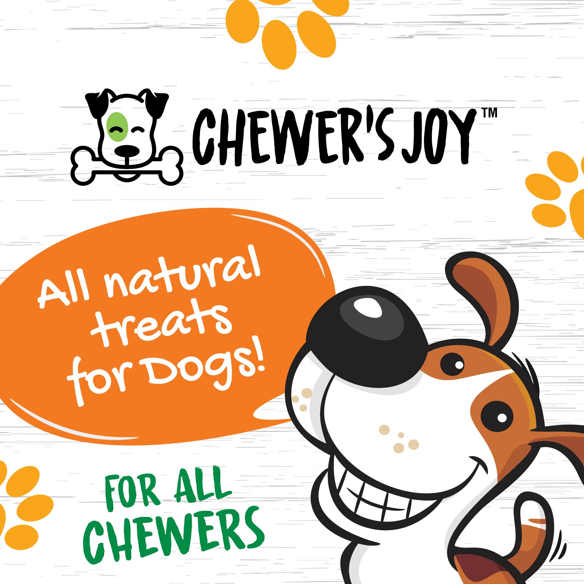 Chewer's Joy Collagen Spring Sticks 15pk 5-6" for Dogs. Up to 100% Collagen Promotes Healthy Joints, Bones, Skin, Digestion, & Shiny Coat. Bully Stick & Rawhide Alternative. Long Lasting.