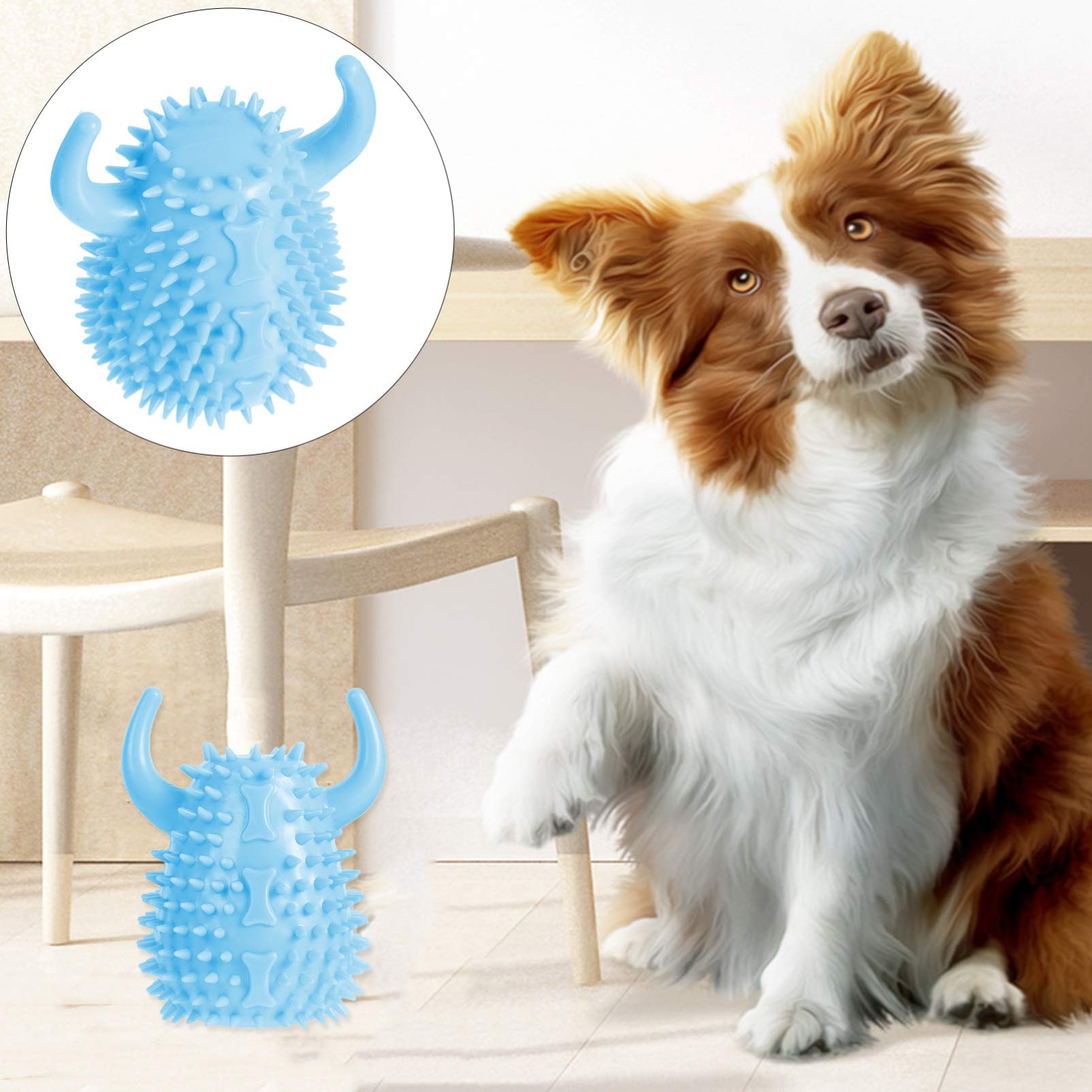 balacoo 3pcs pet Teething Toys Dog Dental chew Toy Puppy Biting Toys Pet Horn Chew Toy Dog Chews for Food Dispensing Toys Pet Molar Toy Tough Dog Toys Dog Gum Massage Toys The Dog Tool TPR