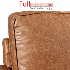 HOOOWOOO 70" Small Sofa Couch for Bedroom Mini Couch Bedroom Couch for Small Living Room Apartment Space,Light Brown