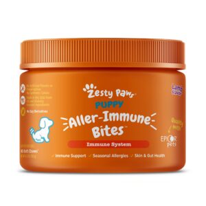 Zesty Paws Puppy 8-in-1 Multivitamin Soft Chews + Puppy Allergy & Immune Soft Chews