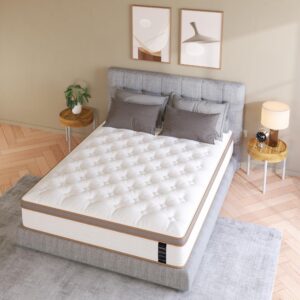 BedStory Short Queen Mattress - 11.5 Inch Hybrid Mattress