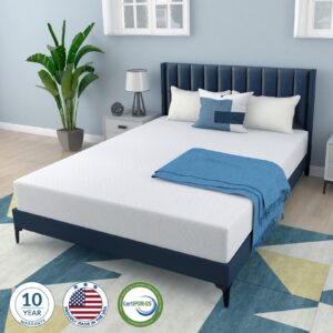 MLILY Twin XL Mattress, 10 Inch Green Tea Memory Foam XL Twin Mattress for Cool Sleep & Pressure Relief, Medium Firm Mattresses in a Box, CertiPUR-US Certified