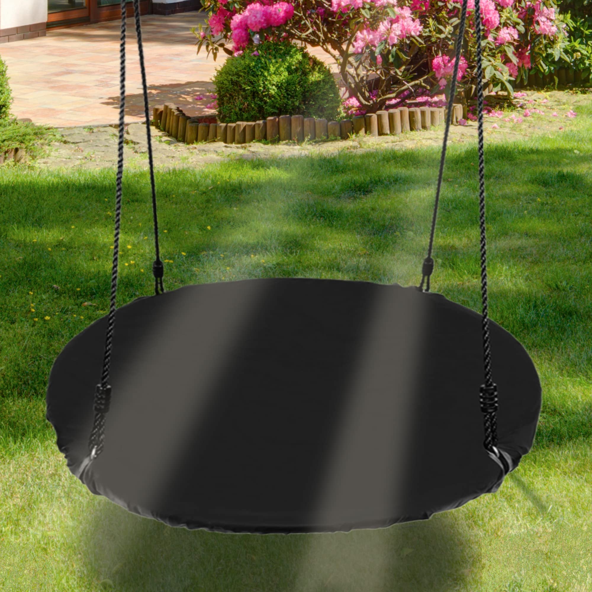 SereneLife Jovial 40” Tree Swing Cover,Accessory Part for Model SLSWNG350,Made from 600D Thick Polyester Fabric,Can Be Assembled in Minutes,Easy to Use,Detachable Design,Strong and Durable