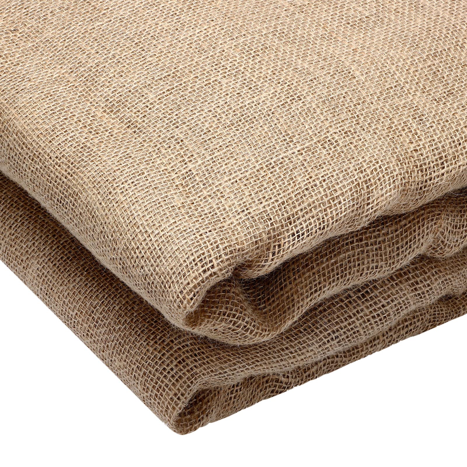 Burlap Roll Natural Burlap Fabric Multipurpose Rustic Fabric Roll for Garden Wedding Table Runners Home Party Decor (63 Inch x 30 Feet)