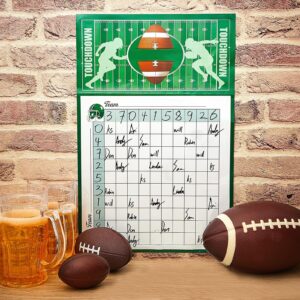 Zonon Square Game Sheet Posters Football Game Squares 100 Grids Score Record Posters Square Football Party Posters Sports Games Decorations for Football Match Party, 11 x 17 Inches (30 Pieces)