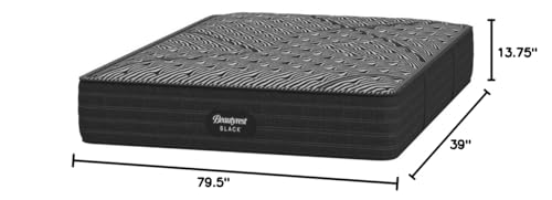 Beautyrest Black L-Class 13.75” Firm Twin XL Mattress, Cooling Technology, Supportive, CertiPUR-US, 100-Night Sleep Trial, 10-Year Limited Warranty