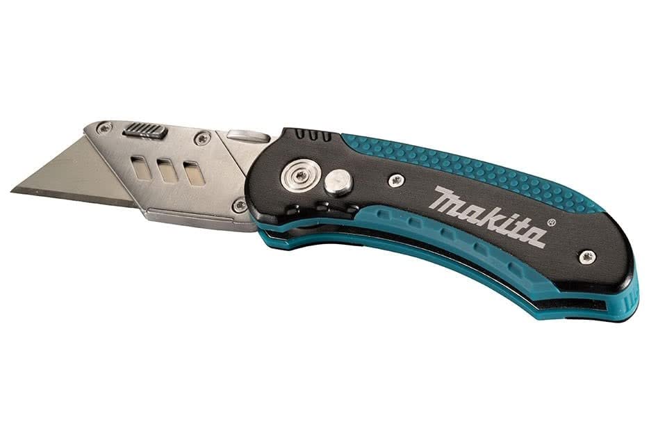 Makita Quick Change Folding Utility Knife with 10 Blades