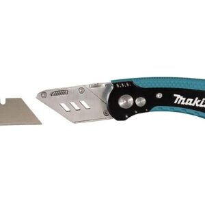 Makita Quick Change Folding Utility Knife with 10 Blades