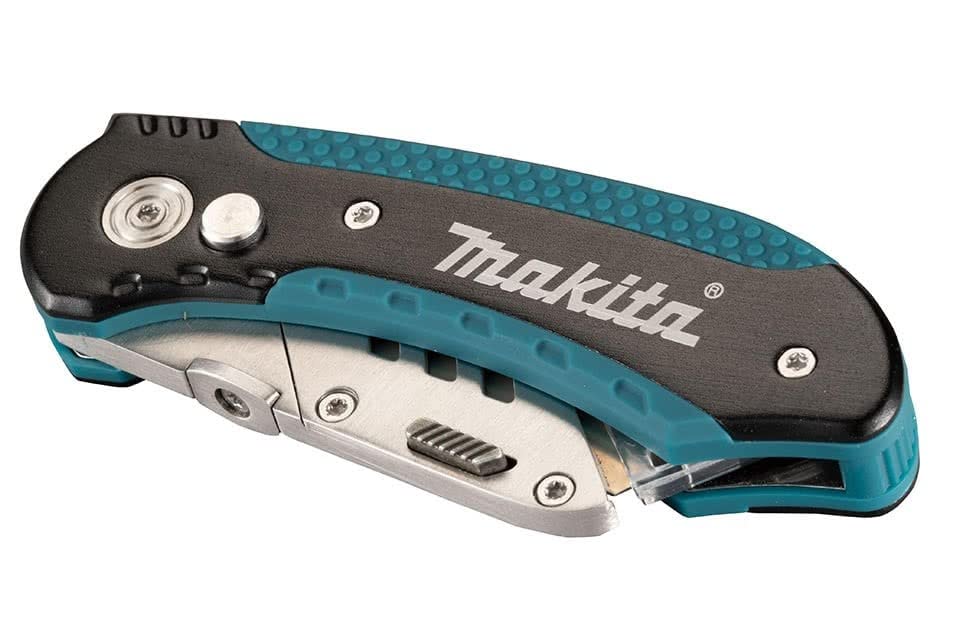 Makita Quick Change Folding Utility Knife with 10 Blades