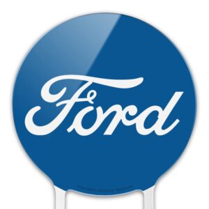 Acrylic Ford Classic Script Logo Cake Topper Party Decoration for Wedding Anniversary Birthday Graduation