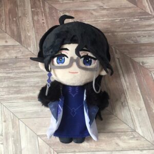 VIRAZ Genshin Impact Fatui Pantalone Plushie Stuffed Plush Doll Lovely Pillow Birthday Christmas New Year for Boys Girls Kids Gift Cartoon Game 23 cm/9.0 inch