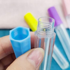 10pcs Sewing Needles Container, Clear Felting Sewing Needles Container Pin Needle Storage Tubes Sewing Needles Kit Storage Bottles Holder