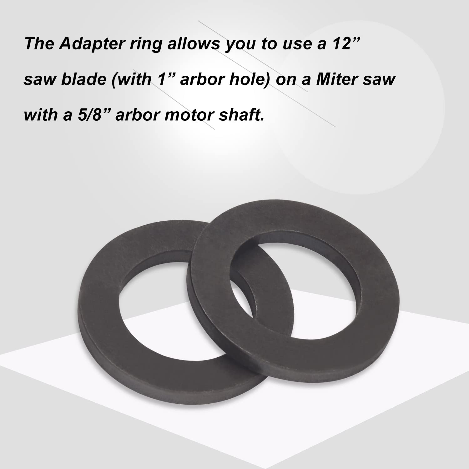 152636-00 Miter Saw Blade Adapter Ring (1" x 5/8") Compatible with De-Walt 12 inch Miter Saw DW718, DWS780, DW704, DW705 and More. Replaces 45-88-0330