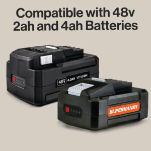 SuperHandy Heavy Duty Lithium Ion Battery Charger 100-240V AC 50/60Hz 2.5A (Charger ONLY) (for SuperHandy 48V 2Ah/4Ah Batteries Used n Utility Cart, Wheelbarrow, Mobility Scooter, Air Compressor)