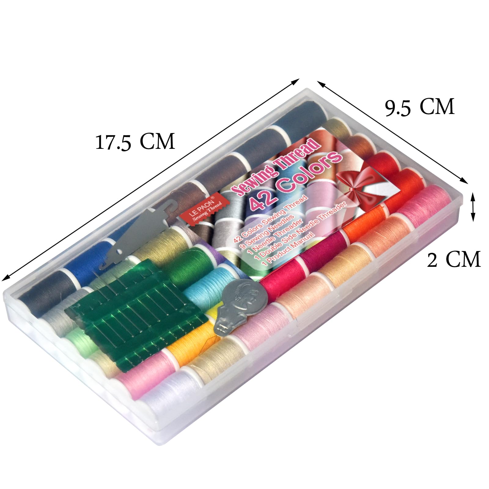 Sewing kit 42 Color Set of Handy Polyester Thread