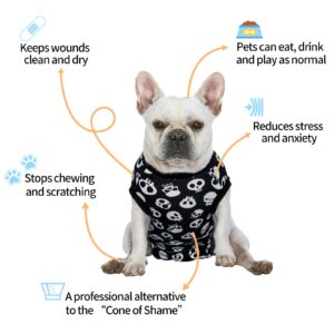 CuteBone Dog Surgery Recovery Suit Cat Surgical Onesie Female Body Suits Male Prevent Pet from Licking Wounds SSF05XL