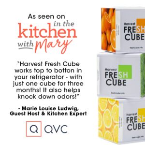 Harvest Fresh Cube Produce Saver | Extend produce shelf life up to 4 to 6 weeks | Simply unwrap and forget! | Pack of 2 | 180 Day Supply