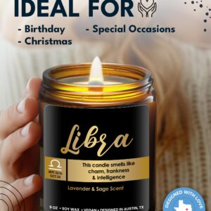 Libra Candle Zodiac, Libra Birthday Gifts for Women & Men, Gifts for A Libra Gifts for Women Zodiac Candles, Astrology Gifts for Women, Zodiac Gifts for Women, Zodiac Sign Gifts for Astrology Lovers