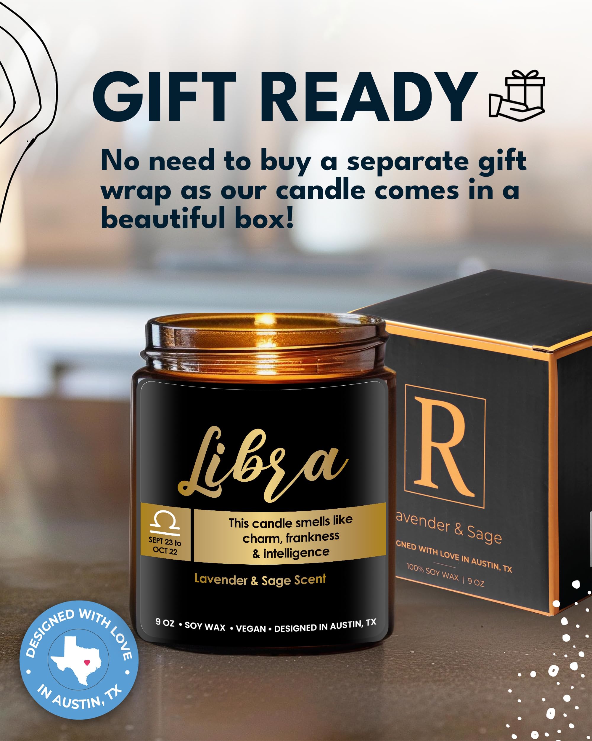 Libra Candle Zodiac, Libra Birthday Gifts for Women & Men, Gifts for A Libra Gifts for Women Zodiac Candles, Astrology Gifts for Women, Zodiac Gifts for Women, Zodiac Sign Gifts for Astrology Lovers