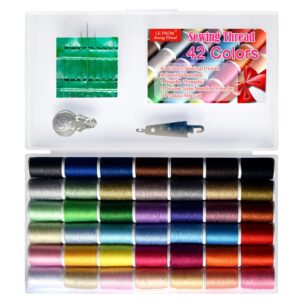 Sewing kit 42 Color Set of Handy Polyester Thread