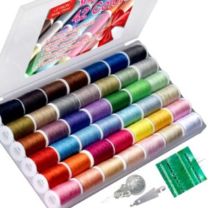 sewing kit 42 color set of handy polyester thread